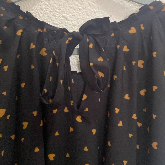 Lauren Conrad Black Gold hearts XL - Picture 9 of 10